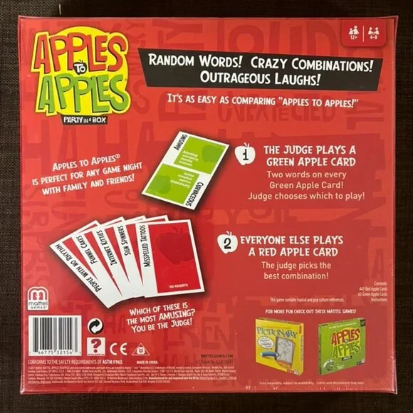 💥  APPLES TO APPLES  💥 - Picture 2 of 3